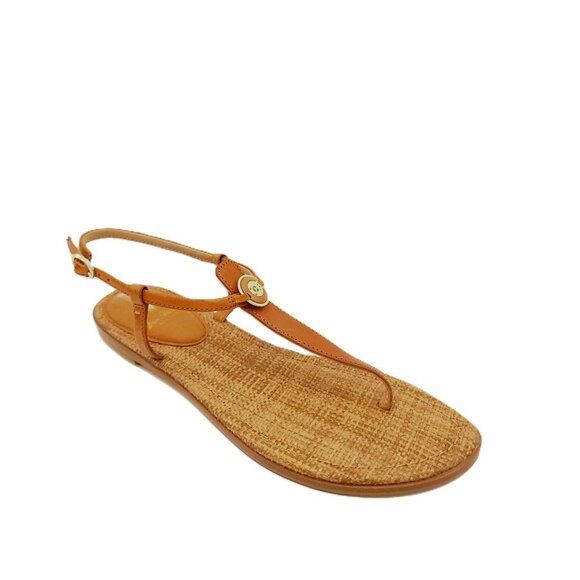 NEW Sam Edelman Gigi Signet Sandal Womens 9.5 Chic Minimalist Old Money Brown - Picture 2 of 8